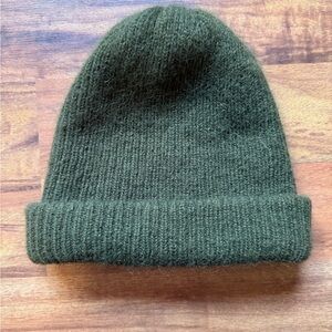OZMA Olive Knit Alpaca Sierra Beanie